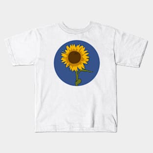 Sunflower and Sky Kids T-Shirt